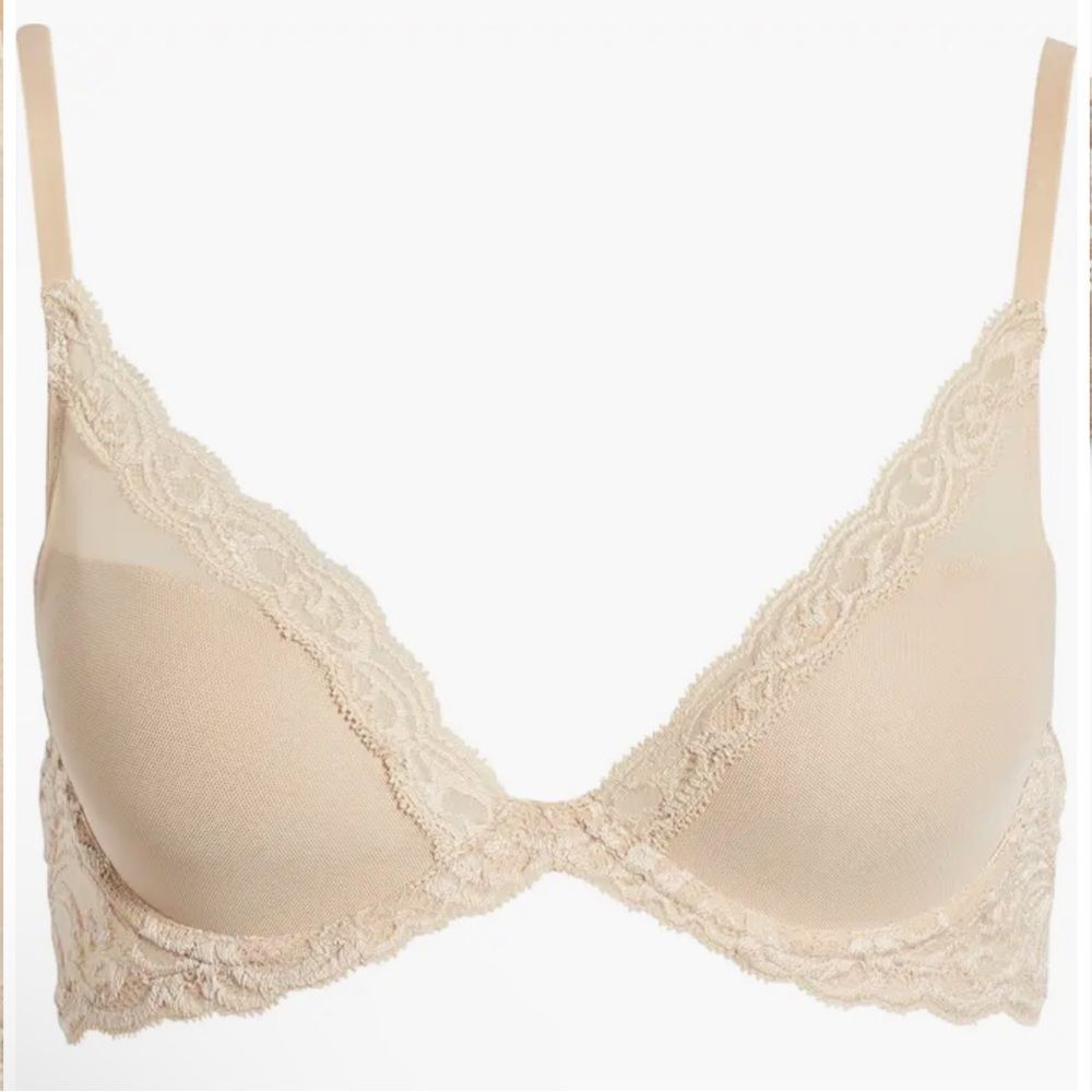 NATORI Feathers Plunge T-Shirt Basics Bra ❤️NWT❤️IN STORES❤️ - Picture 4 of 4